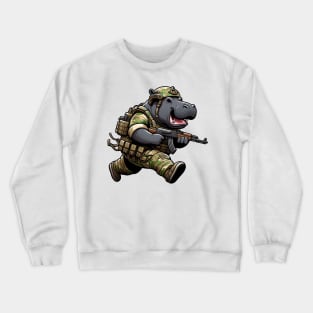 Tactical Hippo Crewneck Sweatshirt